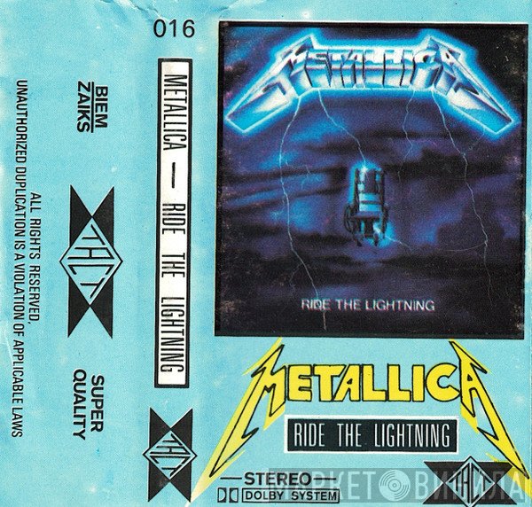 Metallica  - Ride The Lightning