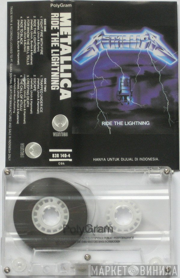 Metallica  - Ride The Lightning