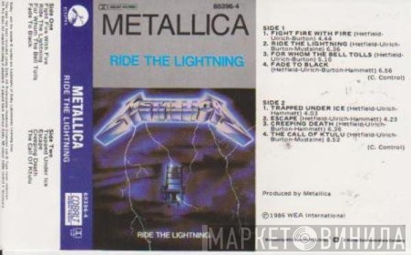 Metallica  - Ride The Lightning