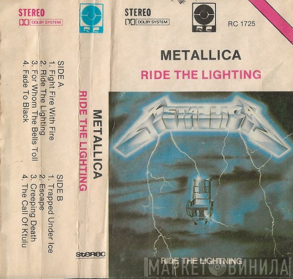 Metallica  - Ride The Lightning