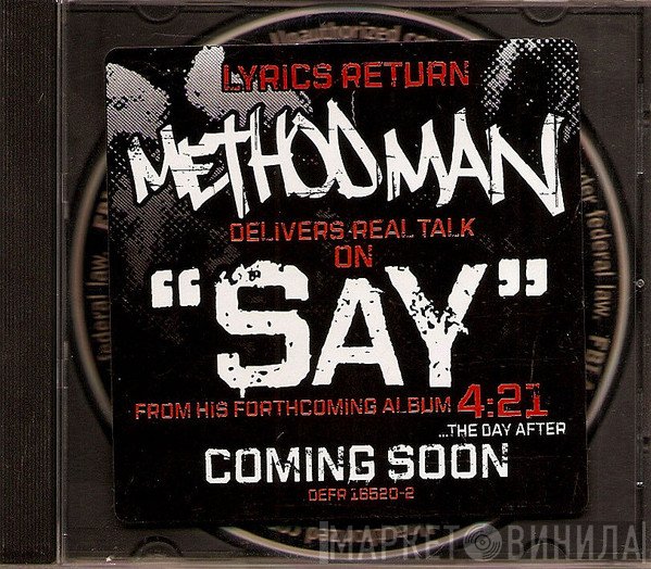 Method Man  - Say