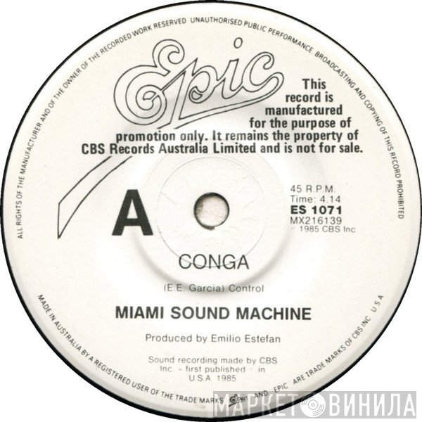 Miami Sound Machine  - Conga