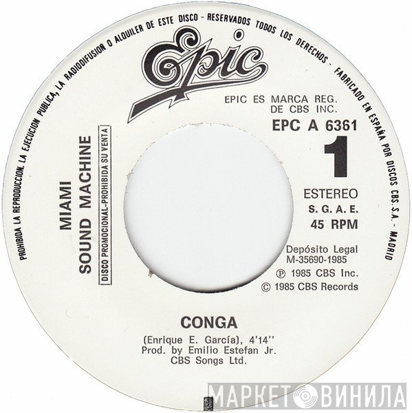 Miami Sound Machine  - Conga