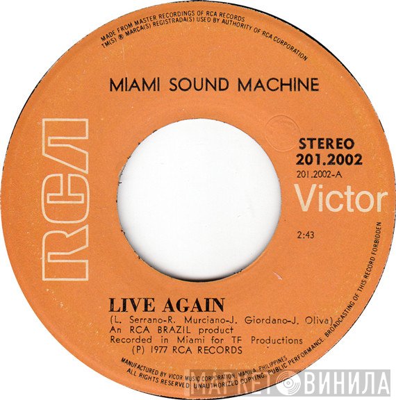 Miami Sound Machine  - Live Again