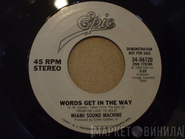 Miami Sound Machine  - Words Get In The Way