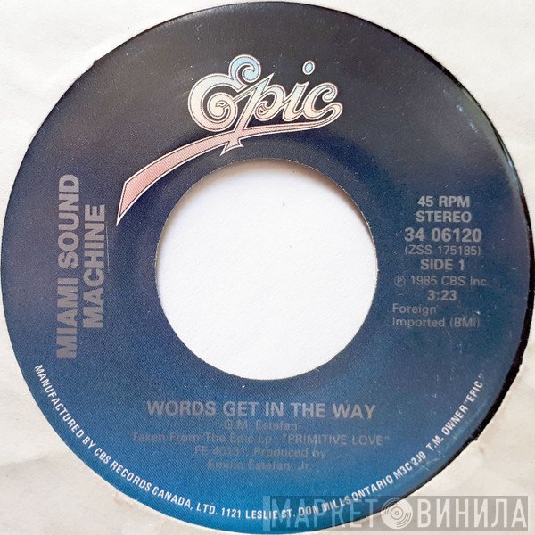 Miami Sound Machine  - Words Get In The Way