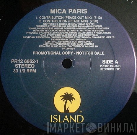 Mica Paris  - Contribution
