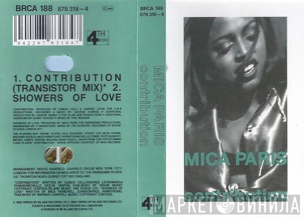 Mica Paris  - Contribution
