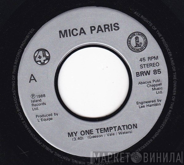 Mica Paris - My One Temptation