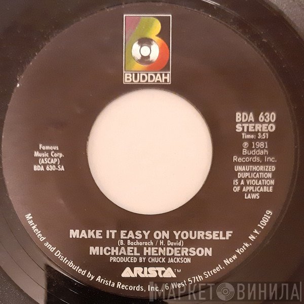 Michael Henderson - Make It Easy On Yourself