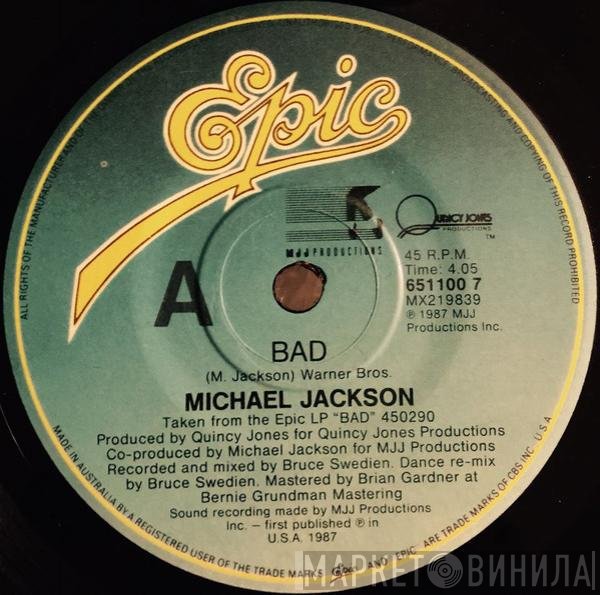 Michael Jackson  - Bad