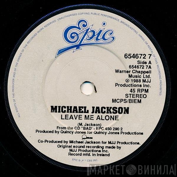 Michael Jackson  - Leave Me Alone