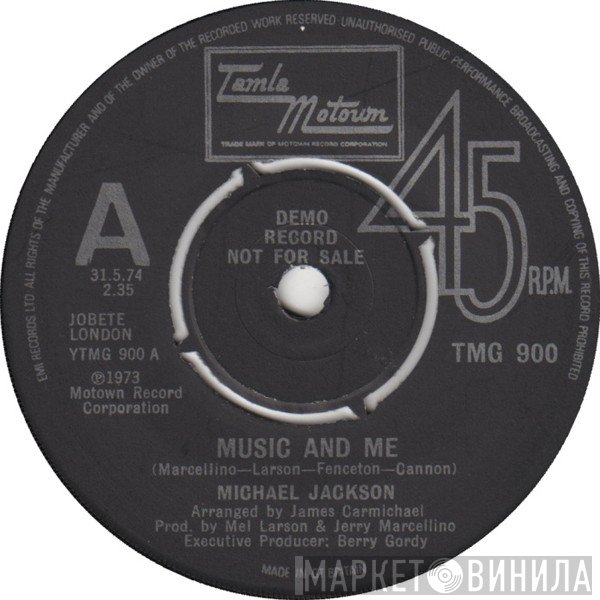 Michael Jackson - Music And Me
