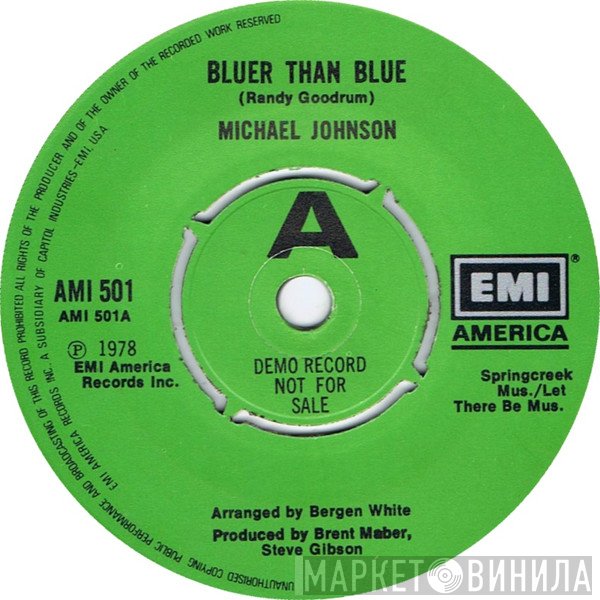 Michael Johnson  - Bluer Than Blue / Two In Love