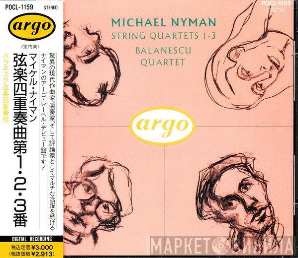 Michael Nyman, The Balanescu Quartet  - String Quartets 1-3