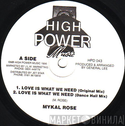 Michael Rose, Leba Hibbert - Love Is What We Need / Your Love