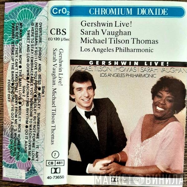 Michael Tilson Thomas, Sarah Vaughan, Los Angeles Philharmonic Orchestra  - Gershwin Live!