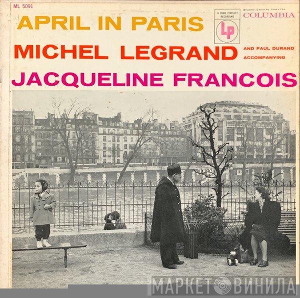 Michel Legrand And Paul Durand Accompanying Jacqueline François  - April In Paris