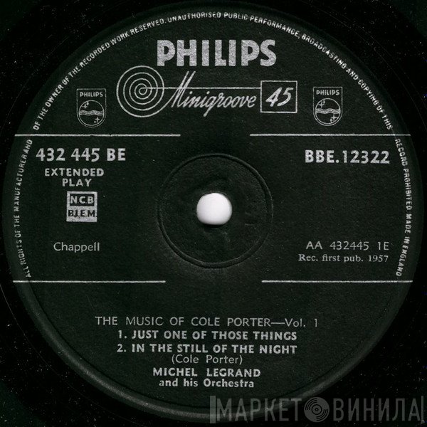 Michel Legrand Et Son Orchestre - The Music Of Cole Porter Vol. 1