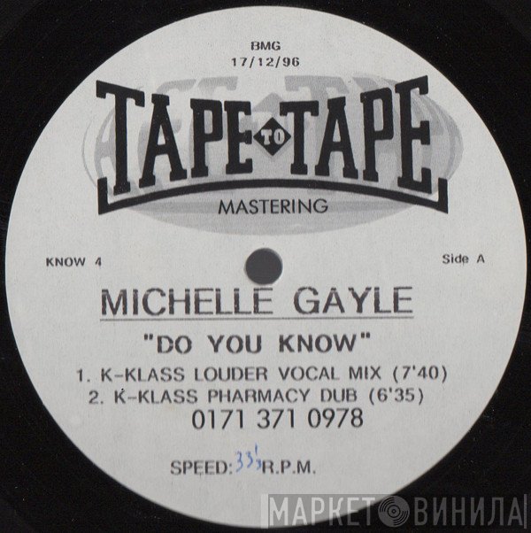 Michelle Gayle  - Do You Know