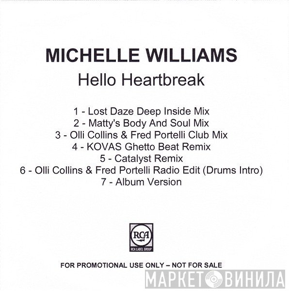 Michelle Williams - Hello Heartbreak (Remixes)