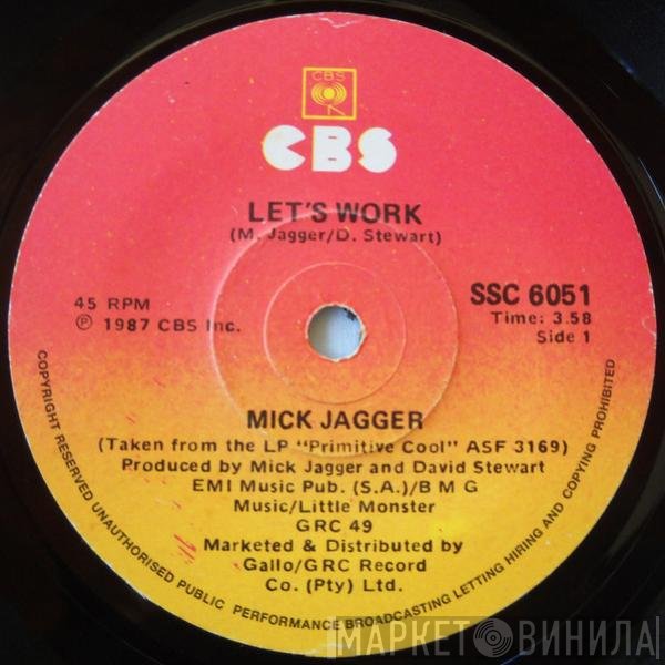 Mick Jagger  - Let's Work