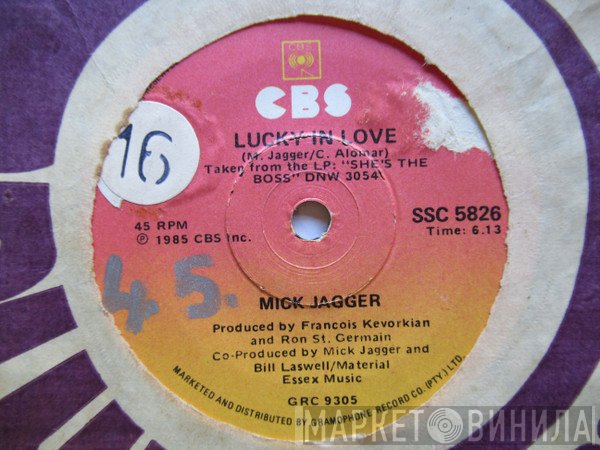 Mick Jagger  - Lucky In Love