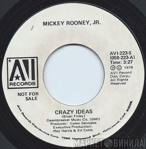 Mickey Rooney Jr.  - Crazy Ideas
