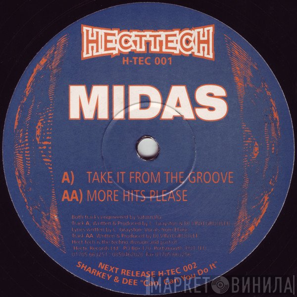 Midas - Take It From The Groove / More Hits Please