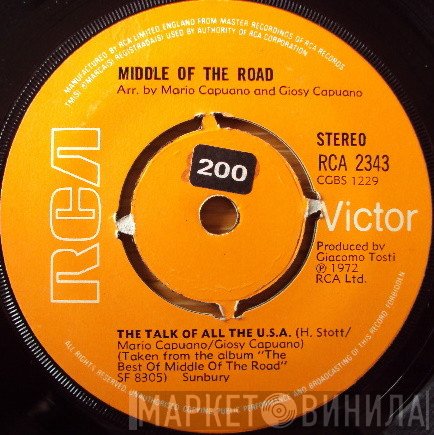 Middle Of The Road - The Talk Of All The U.S.A.
