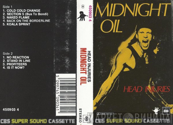Midnight Oil  - Head Injuries