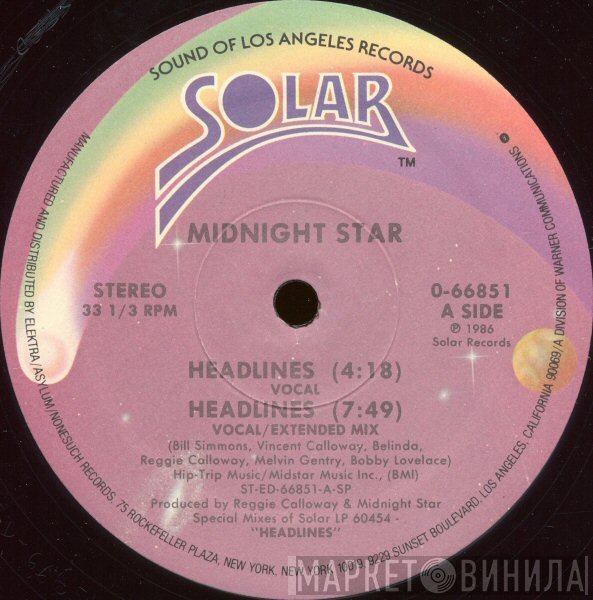 Midnight Star  - Headlines