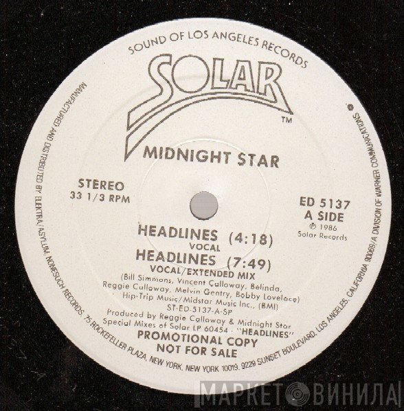 Midnight Star - Headlines
