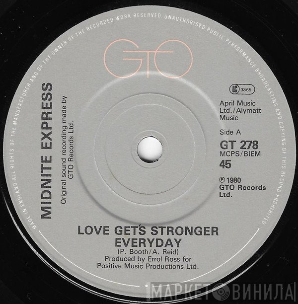 Midnite Express  - Love Get's Stronger Everyday