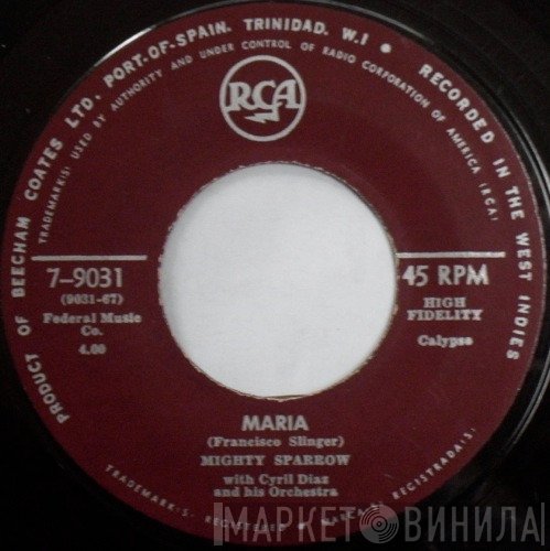 Mighty Sparrow With Cyril Diaz & Orchestra  - Maria