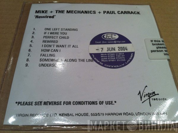 Mike & The Mechanics + Paul Carrack  - Rewired