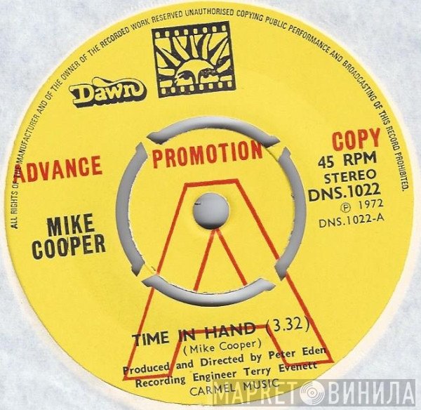 Mike Cooper  - Time In Hand