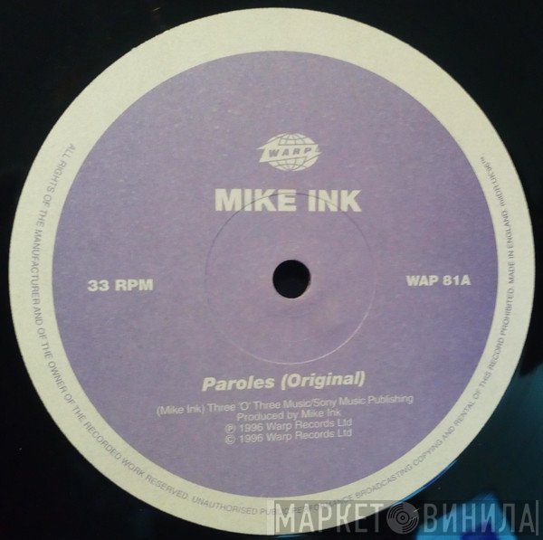 Mike Ink  - Paroles