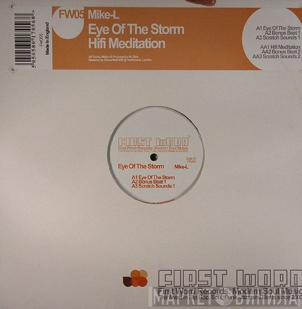 Mike L  - Eye Of The Storm / Hifi Meditation