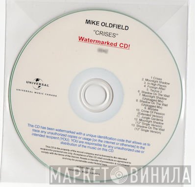 Mike Oldfield  - Crises