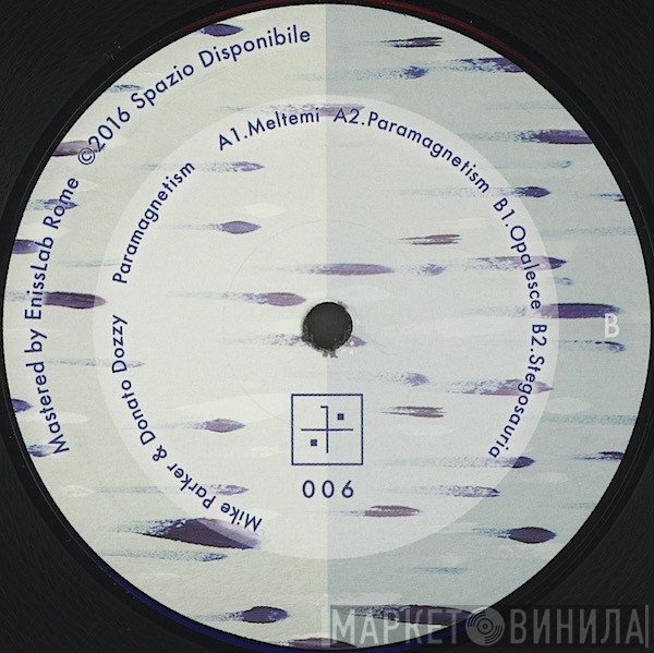 Mike Parker & Donato Dozzy  - Paramagnetism