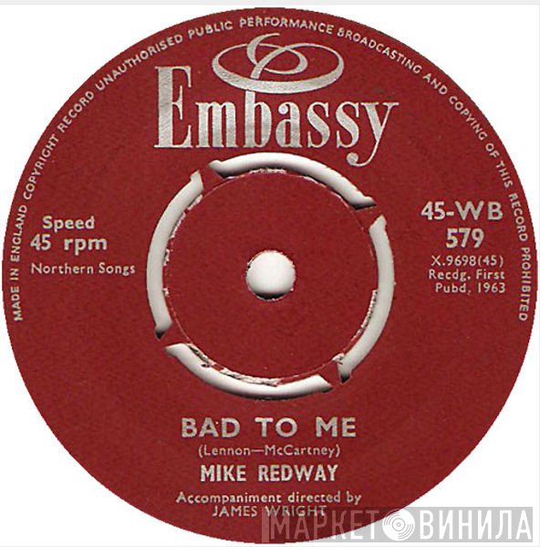 Mike Redway - Bad To Me / Just Like Eddie