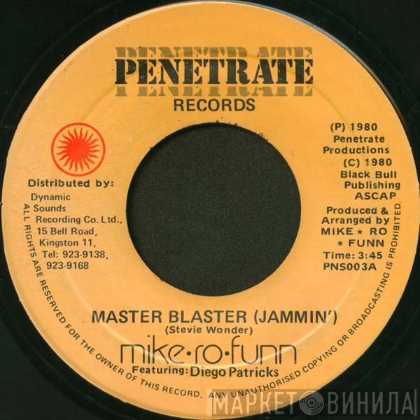Mike-Ro-Funn, Diego Patricks - Master Blaster (Jammin')