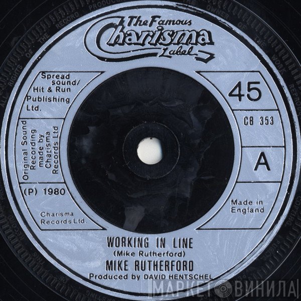 Mike Rutherford - Working In Line