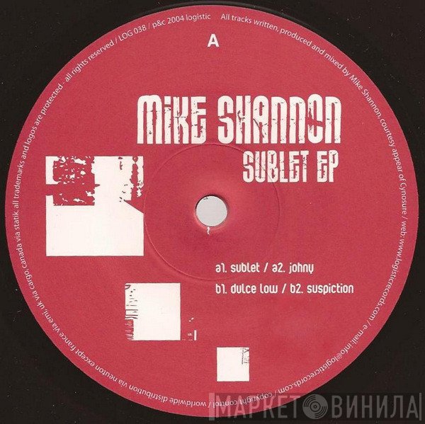 Mike Shannon  - Sublet EP