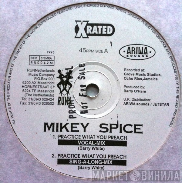 Mikey Spice - Practice What You Preach