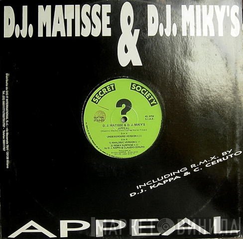 Miki Giorgi, DJ Matisse  - Appeal