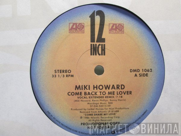 Miki Howard - Come Back To Me Lover