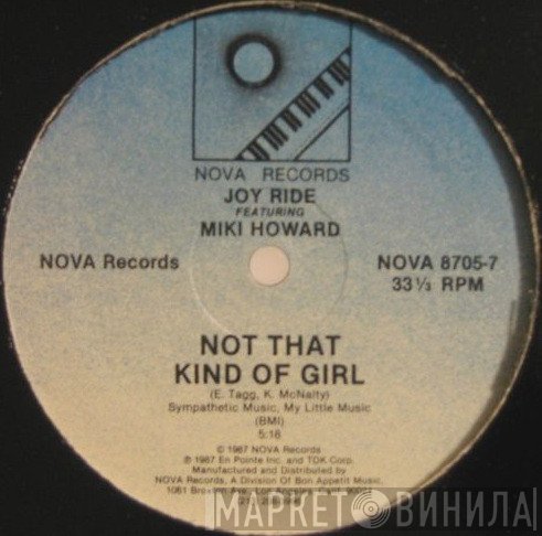 Miki Howard, Joy Ride  - Not That Kind Of Girl