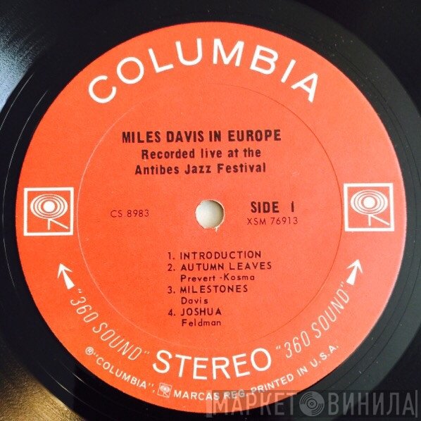 Miles Davis  - Miles Davis In Europe